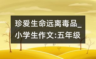 珍愛(ài)生命遠(yuǎn)離毒品_小學(xué)生作文:五年級(jí)