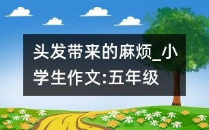 頭發(fā)帶來的麻煩_小學(xué)生作文:五年級