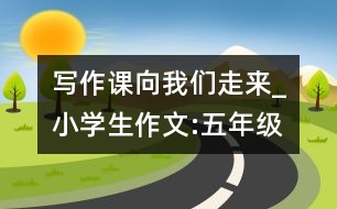 寫(xiě)作課向我們走來(lái)_小學(xué)生作文:五年級(jí)