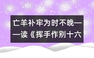 亡羊補牢為時不晚――讀《揮手作別十六歲》有感_小學(xué)生作文:五年級