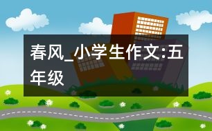 春風(fēng)_小學(xué)生作文:五年級(jí)