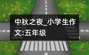 中秋之夜_小學(xué)生作文:五年級