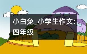 小白兔_小學(xué)生作文:四年級(jí)