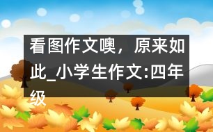 看圖作文噢，原來如此_小學(xué)生作文:四年級(jí)