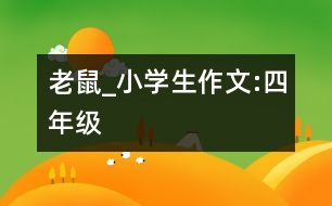 老鼠_小學(xué)生作文:四年級