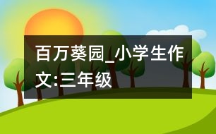 百萬葵園_小學(xué)生作文:三年級(jí)