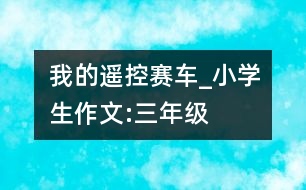 我的遙控賽車_小學生作文:三年級