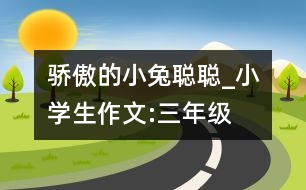 驕傲的小兔聰聰_小學(xué)生作文:三年級