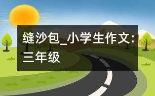 縫沙包_小學(xué)生作文:三年級