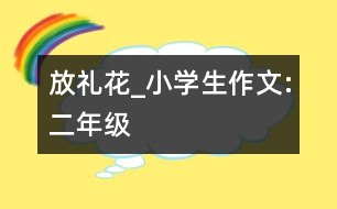 放禮花_小學生作文:二年級