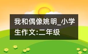 我和偶像姚明_小學(xué)生作文:二年級