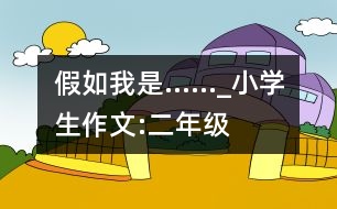 假如我是……_小學生作文:二年級