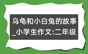 烏龜和小白兔的故事_小學(xué)生作文:二年級