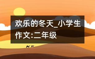 歡樂的冬天_小學(xué)生作文:二年級(jí)