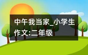 中午我當家_小學生作文:二年級