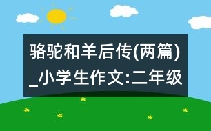 駱駝和羊后傳(兩篇)_小學(xué)生作文:二年級(jí)