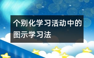 個(gè)別化學(xué)習(xí)活動(dòng)中的圖示學(xué)習(xí)法