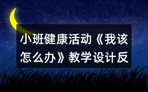 小班健康活動(dòng)《我該怎么辦》教學(xué)設(shè)計(jì)反思