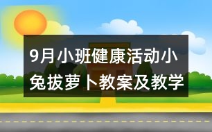 9月小班健康活動(dòng)小兔拔蘿卜教案及教學(xué)反思