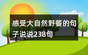 感受大自然野餐的句子說(shuō)說(shuō)238句