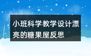 小班科學(xué)教學(xué)設(shè)計(jì)漂亮的糖果屋反思