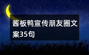 醬板鴨宣傳朋友圈文案35句