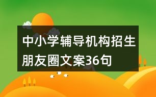 中小學(xué)輔導(dǎo)機(jī)構(gòu)招生朋友圈文案36句