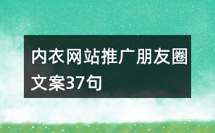 內衣網站推廣朋友圈文案37句