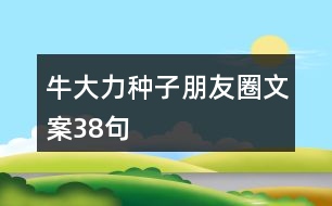 牛大力種子朋友圈文案38句