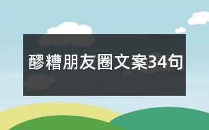 醪糟朋友圈文案34句