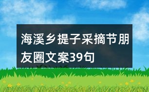 海溪鄉(xiāng)提子采摘節(jié)朋友圈文案39句