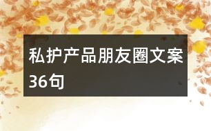 私護產(chǎn)品朋友圈文案36句