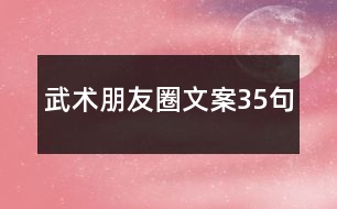 武術(shù)朋友圈文案35句