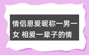 情侶恩愛(ài)昵稱一男一女 相愛(ài)一輩子的情侶名字325個(gè)