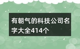 有朝氣的科技公司名字大全414個