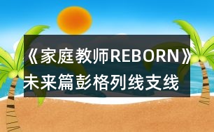 《家庭教師REBORN》未來(lái)篇彭格列線支線攻略