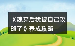 《魂穿后我被自己攻略了》養(yǎng)成攻略