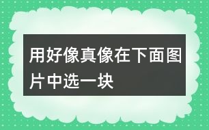 用“好像”“真像”在下面圖片中選一塊石頭寫(xiě)下來(lái)