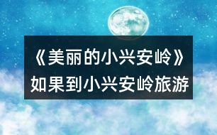 《美麗的小興安嶺》如果到小興安嶺旅游，你會(huì)選擇哪個(gè)季節(jié)去？結(jié)合課文內(nèi)容說(shuō)說(shuō)你的理由。