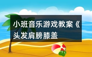 小班音樂游戲教案《頭發(fā)、肩膀、膝蓋、腳》反思