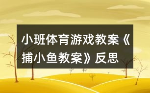 小班體育游戲教案《捕小魚(yú)教案》反思