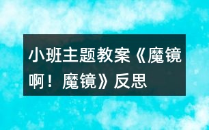 小班主題教案《魔鏡??！魔鏡》反思