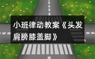 小班律動教案《頭發(fā)、肩膀、膝蓋、腳》教學(xué)設(shè)計反思