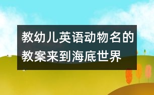 教幼兒英語動(dòng)物名的教案：來到海底世界