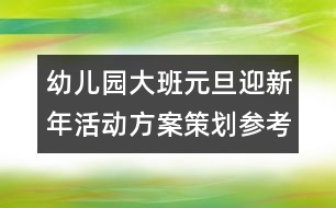 幼兒園大班元旦迎新年活動(dòng)方案策劃（參考用）