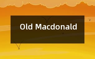 Old Macdonald