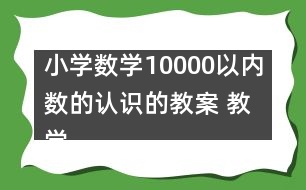 小學(xué)數(shù)學(xué)10000以內(nèi)數(shù)的認(rèn)識(shí)的教案 教學(xué)設(shè)計(jì)與反思