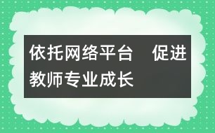 依托網(wǎng)絡(luò)平臺(tái)　促進(jìn)教師專業(yè)成長(zhǎng)