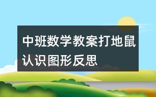 中班數(shù)學(xué)教案打地鼠認(rèn)識(shí)圖形反思