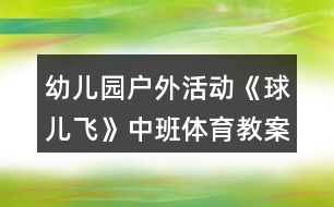 幼兒園戶外活動(dòng)《球兒飛》中班體育教案